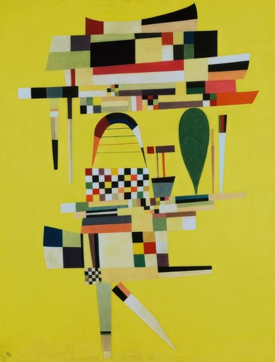 The Yellow Canvas by Wassily Kandinsky
